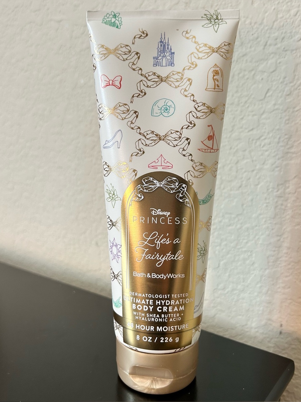 Bath & Body Works Disney Princess Life's a Fairytale Gold & White Body Cream